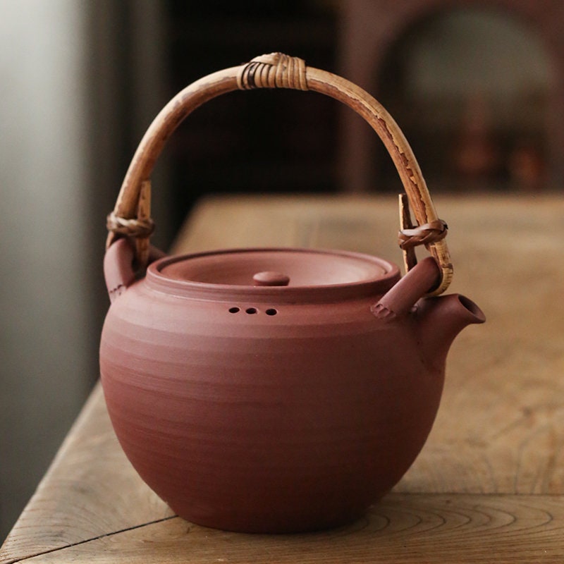 This is a pottery kettle