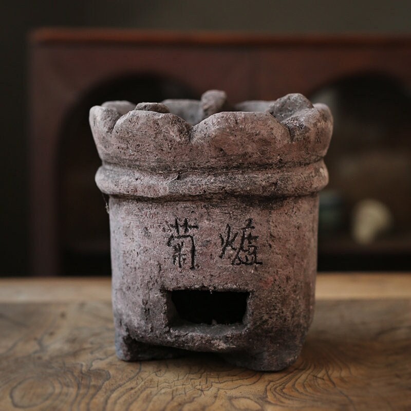 This is a pottery stove