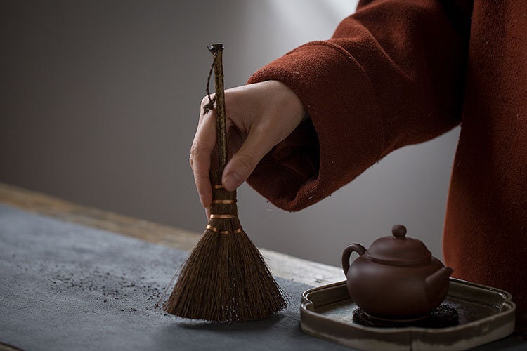 Tea Ceremony Handmade Cleaning Brush Tea Tray Brush Tea Accessory