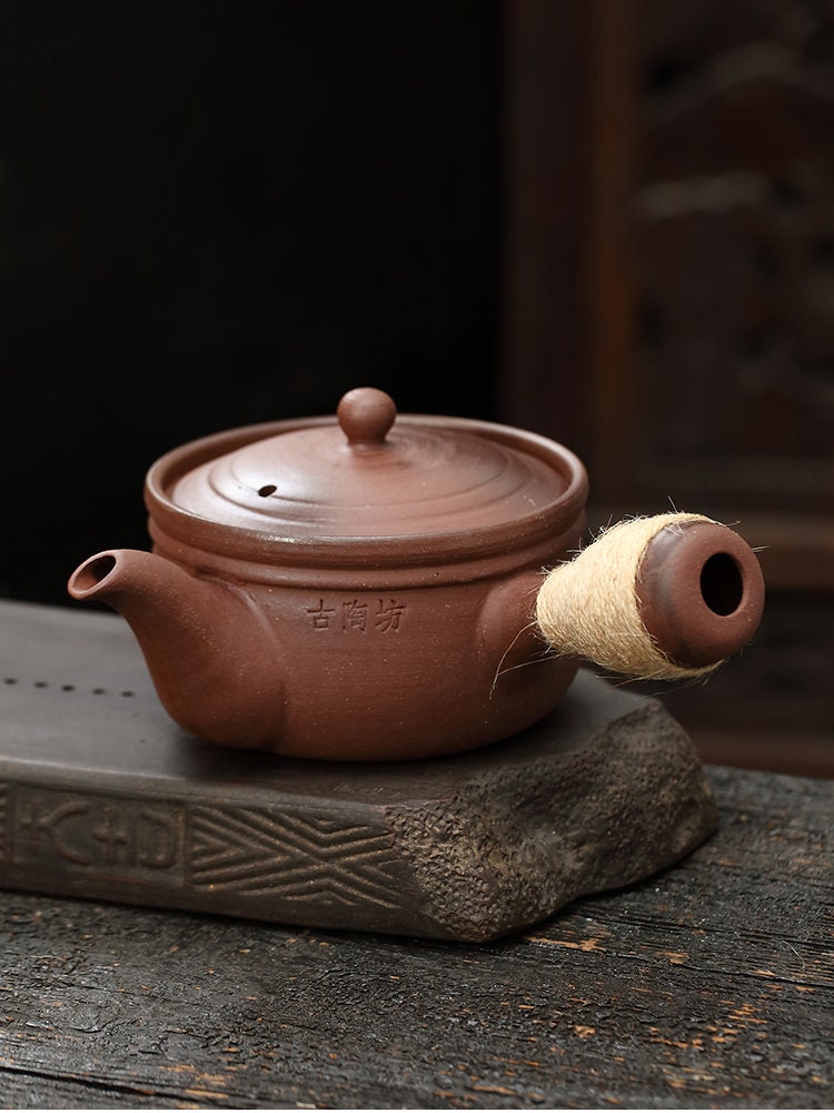 This is a pottery kettle