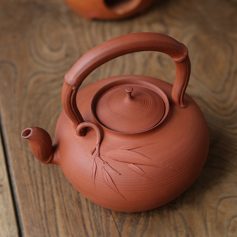 This is a pottery kettle