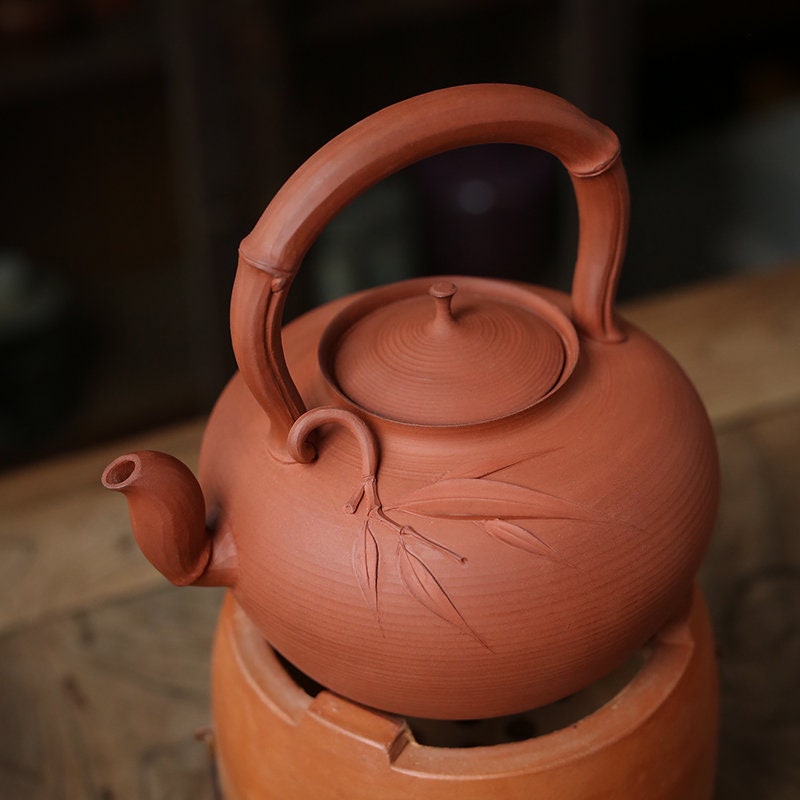 This is a pottery kettle