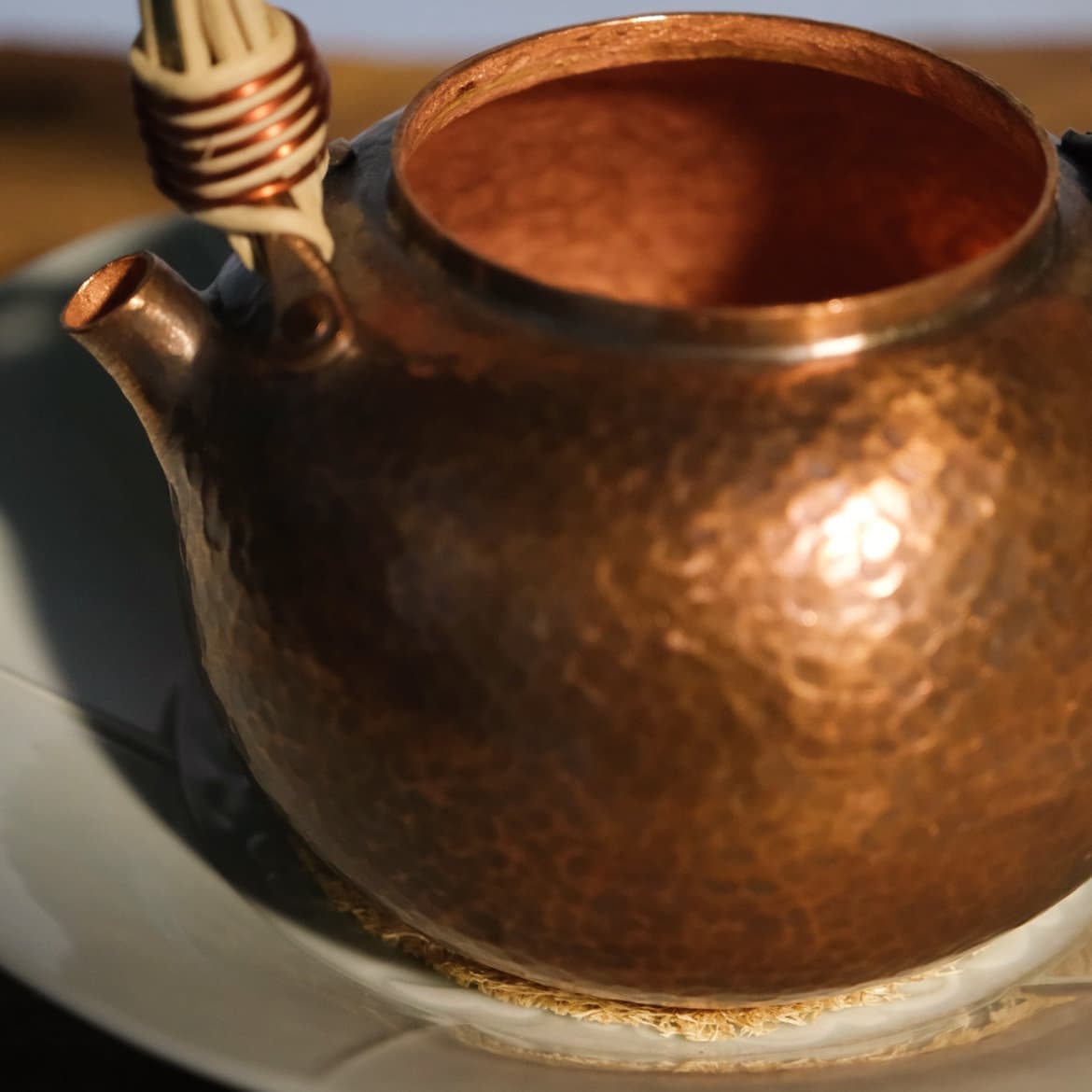 This is a copper kettle