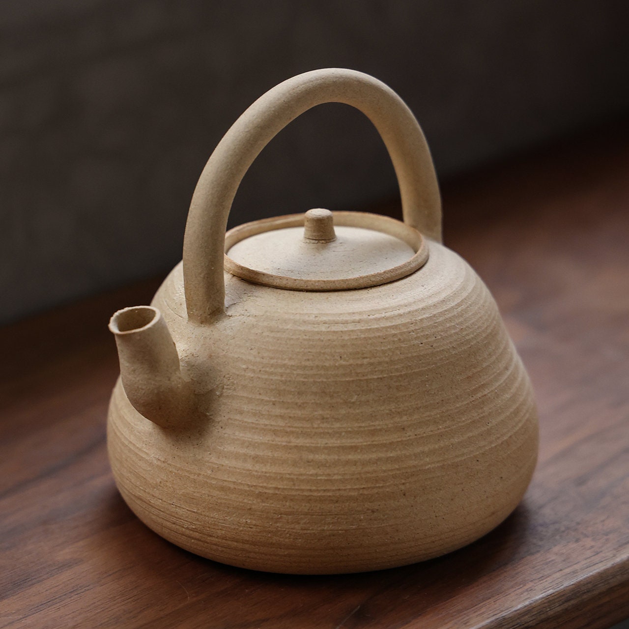 This is a pottery kettle