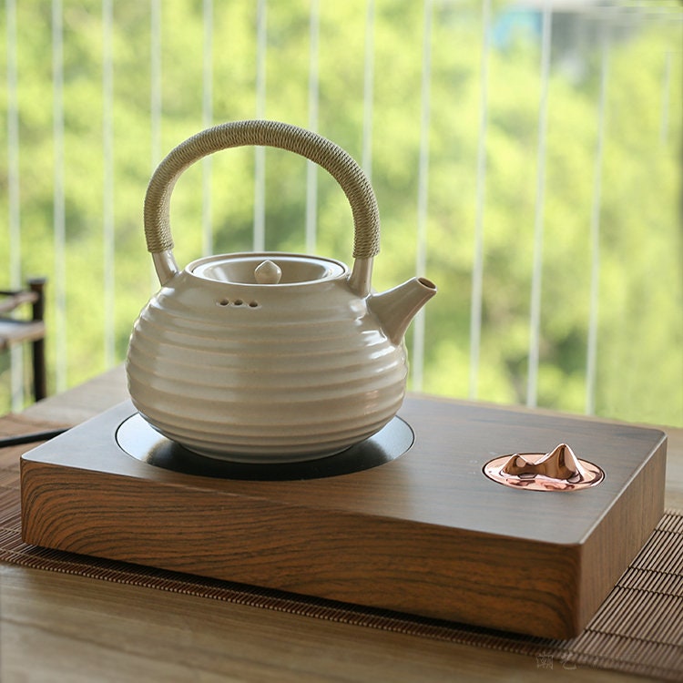 This is a ceramic kettle