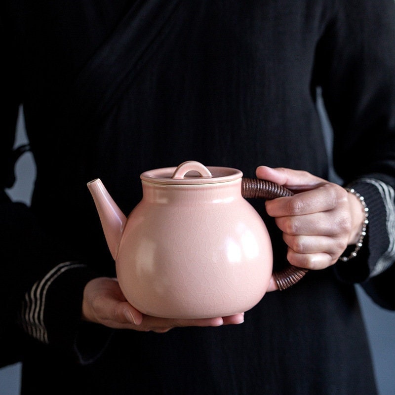 This is a ceramic kettle