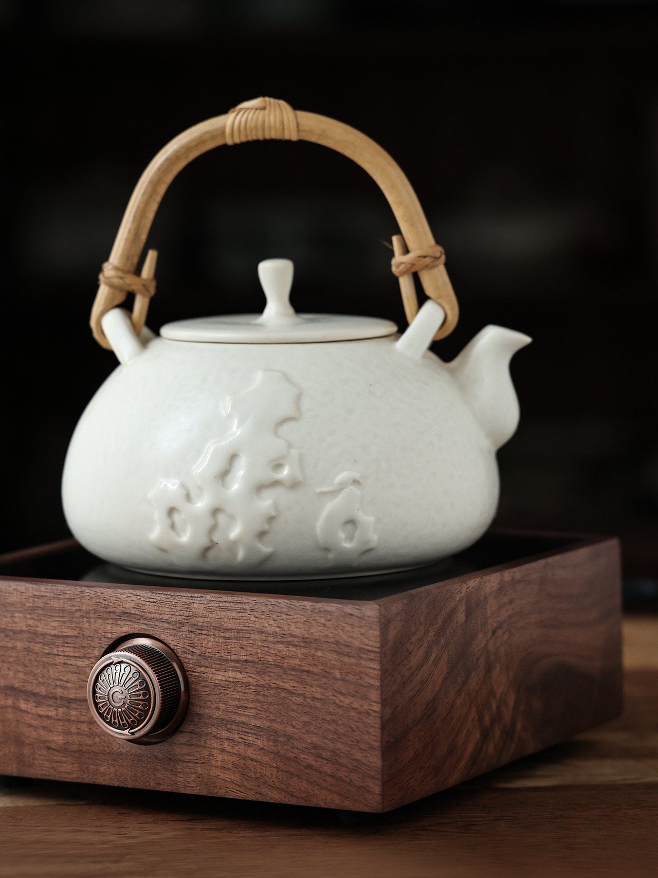 This is a pottery kettle