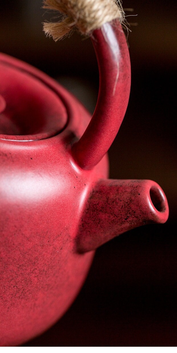 This is a pottery kettle