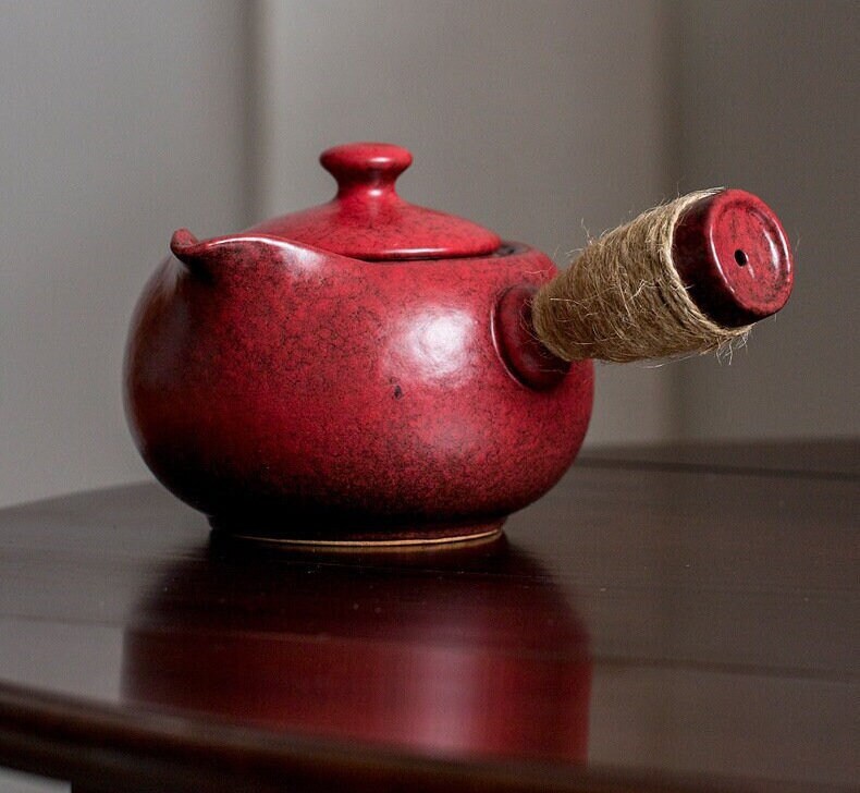 This is a pottery kettle