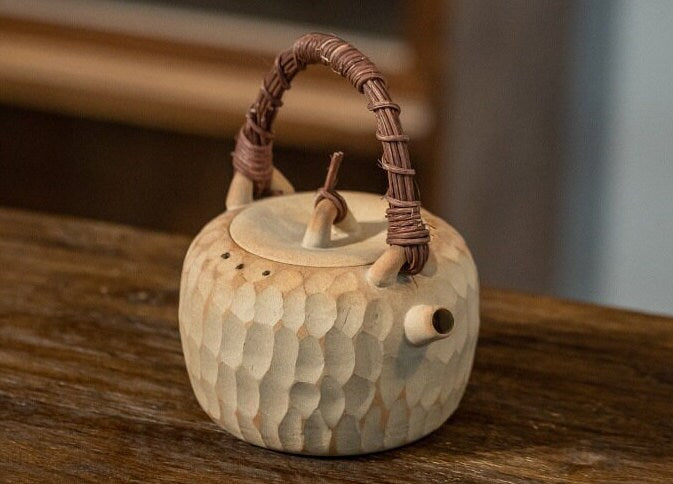 This is a pottery kettle