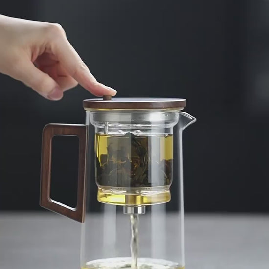 this is an automatic glass teapot