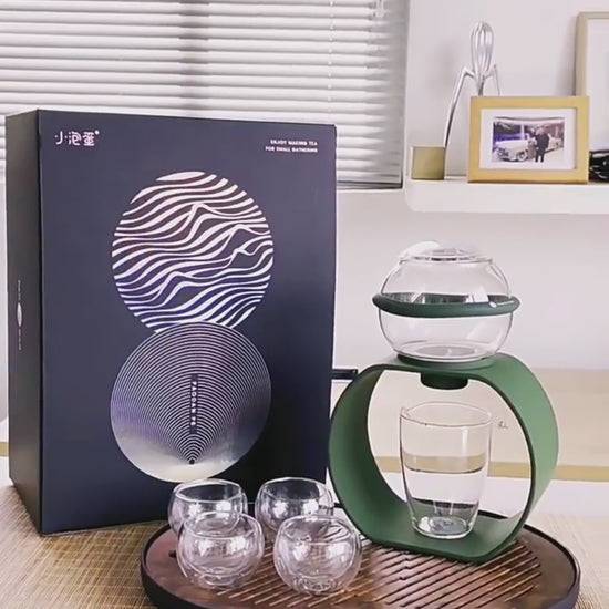 this is an automatic glass teapot