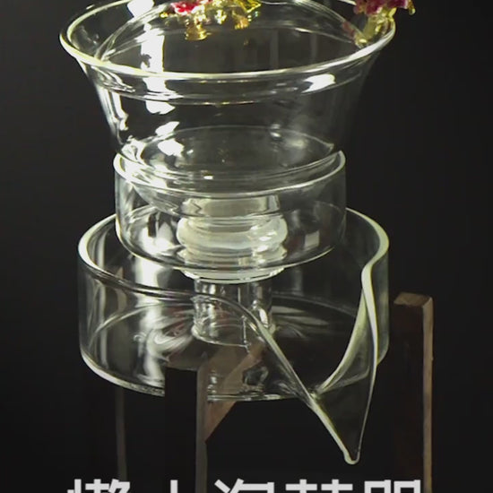 this is an automatic glass teapot